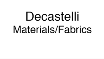 Dacastelli Fabrics/Materials