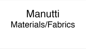Manutti Materials/Fabrics